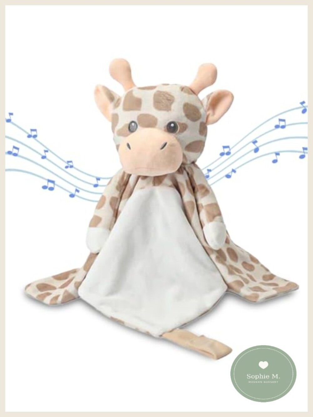 Giraffe Baby Sleep Soother White Noise Lullaby Plush Lovey